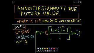 ❖ Annuities  Annuity Due  Finding Future Value ❖ [upl. by Converse]