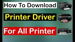 How To Download Drivers For All Printer For Laptop  Pcs [upl. by Gluck41]