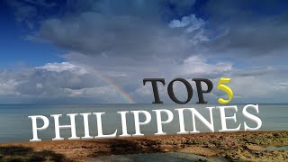 Top 5 Places in Philippines [upl. by Ayouqat]