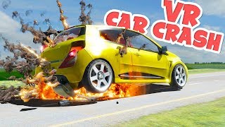 Crashing A Car In VR Awesome Destruction  Disassembly VR Oculus VR Game [upl. by Cherrita]