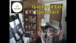 Quick DIY Spice RackShelf [upl. by Nofpets]