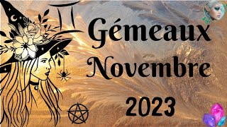 GEMEAUX 🧿 NOVEMBRE 2023🍂 Miracle  rien de vous résiste 🌈🫠 [upl. by Llennahs]