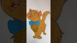 Aristocat’s Toulouse Drawing fyp foryou disney aristocats toulouse cat artist draw drawing [upl. by Aztinay]