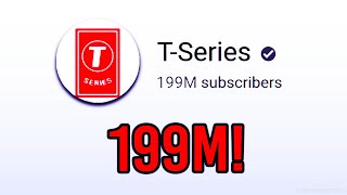 TSeries Is About To Reach 200 Million Subscribers [upl. by Jochebed170]