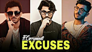 Excuses Ft Carryminati 😎  AP Dhillon Edit 😈 x Darsheel Safary 🔥 TX Asim 👑🔥 [upl. by Aleciram]