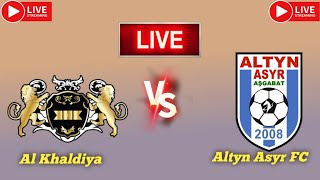 Al Khaldiya vs Altyn Asyr FC live match score updates today  AFC Champions League 2 live match 2024 [upl. by Valaree]