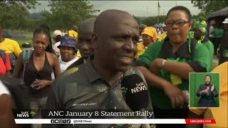 ANC January 8 Statement Rally Supporters express their views [upl. by Uos322]