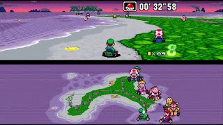 Super Mario Kart Hack Horizons  in HD 169  SNES  bsnes [upl. by Allesig]