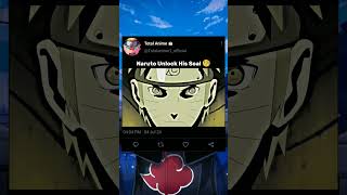 Naruto Unlock His Seal 🧐  shorts shortvideo naruto narutoshippuden kurama killerbee viral [upl. by Nnhoj495]