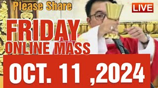 QUIAPO CHURCH LIVE MASS TODAY REV FR DOUGLAS BADONG OCTOBER 112024 [upl. by Terri]