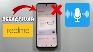 Como Desactivar el TalkBack del Celular Realme 2025 [upl. by Drue]