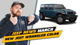 New Jeep Wrangler Color  Final Edition 392  Jeep News March [upl. by Illah]