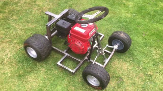 Homemade go kart build with Honda gx200 65hp clone engine same as predator 212 [upl. by Handel]