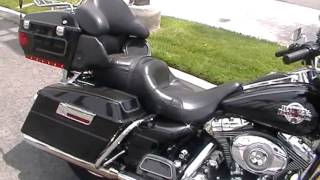 2007 FLHTCU HARLEY DAVIDSON ULTRA CLASSIC VIVID BLACK [upl. by Balfour]