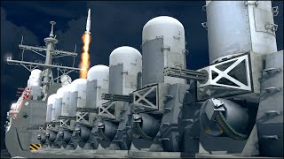 25 PHALANX CIWS vs 1 FIGHTER JET  IN ACTION SIMULATION [upl. by Karla]