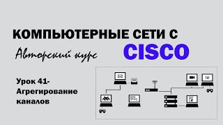 Компьютерные сети с CISCO  УРОК 41 из 250  Агрегирование каналов [upl. by Buyer]