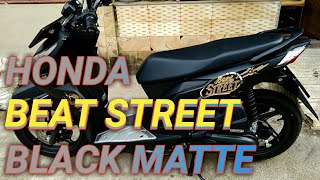 HONDA BEAT STREET 2019 BLACK MATTE [upl. by Wymore]