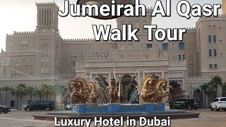 Jumeirah Al Qasr Walk Tour  Madinat Jumeriah  Hotel Accommodation in Dubai [upl. by Rehteh794]