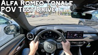 Alfa Romeo Tonale Veloce eAWD POV Test Drive [upl. by Ivett]