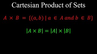 Cartesian Product of Sets  Discrete Mathematics [upl. by Caasi413]