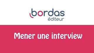 Mener une interview  Tutoriel vidéo pour maîtriser loral [upl. by Ayom215]