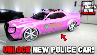 How To UNLOCK The NEW Gauntlet Interceptor Police Car In GTA 5 Online [upl. by Firman]