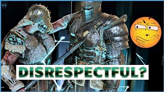 What Makes an Execution Disrespectful  Also New Valkyrie Execution  For Honor [upl. by Ahsinrat]