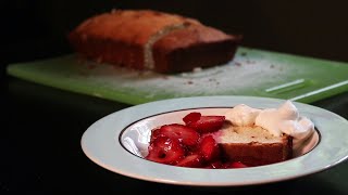 Strawberries with Pound Cake and Vanilla Cream [upl. by Claribel]