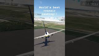 Worlds best ryanair landing meme aviation ryanair funny [upl. by Attey]