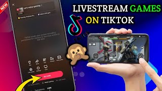 NEW TikTok Gaming Livestream  how to live Stream mobile games on TikTok [upl. by Amle]