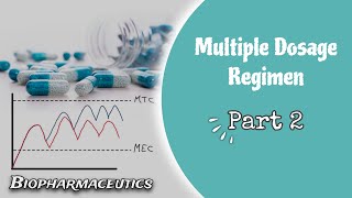 Lect 4 P2 Multiple Dosage Regimens 𝐁𝐢𝐨𝐩𝐡𝐚𝐫𝐦𝐚𝐜𝐞𝐮𝐭𝐢𝐜𝐬 البارت الثاني [upl. by Verdha]