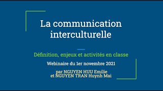 La Communication interculturelle  définition objectifs et enjeux [upl. by Burget]