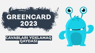 Green card 2023 cavablar OZUNET [upl. by Haakon]