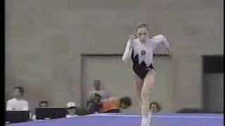 Tatiana Lysenko  1992 Olympics AA  Vault 1 [upl. by Bina]