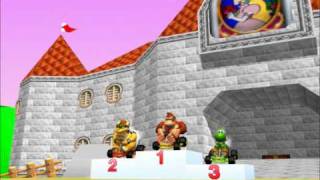 Mario Kart 64 Cup End  Podium [upl. by Awe524]