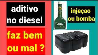 ADITIVO NO ÓLEO DIESEL É BOM OU DANIFICA A INJEÇÃO DO MOTOR [upl. by Fusco]