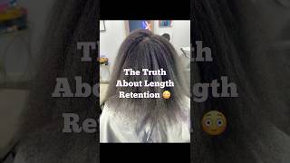 Hair Growth vs Length Retention naturalhaircommunity hairgrowth haircare [upl. by Akirdna]