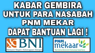 KABAR GEMBIRA UNTUK NASABAH PNM MEKAR DAPAT BANTUAN LAGI  PENERIMA PKH DAN BPNT WAJIB TAHU [upl. by Holly435]