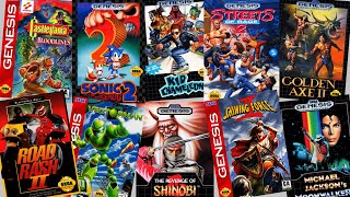 Top 300 best Sega Genesis games in chronological order 1989 1997 [upl. by Haman278]