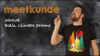 Meetkunde inhoud balk cilinder prisma [upl. by Adnert779]