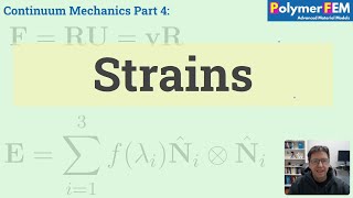 Continuum Mechanics 4 Strains [upl. by Karlow]