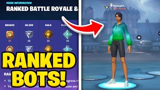 How To Get BOT LOBBIES in Fortnite Ranked 2024 [upl. by Ayarahs]