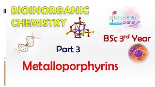 Bioinorganic Chemistry BSc 3rd Year Part 3 Metalloporphyrins [upl. by Witty]