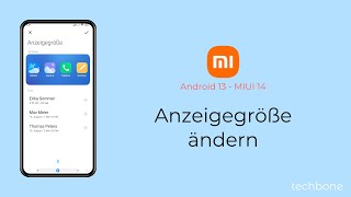 Anzeigegröße ändern  Xiaomi Android 13  MIUI 14 [upl. by Winchell356]