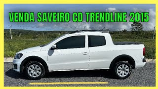 SAVEIRO 16 CABINE DUPLA TRENDLINE 2015 [upl. by Adnorehs]