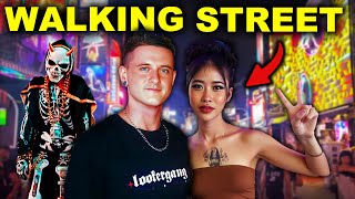 Walking Street Nightlife in Pattaya Thailand [upl. by Radcliffe]