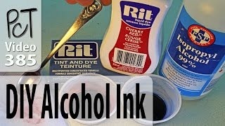 Homemade Alcohol Inks [upl. by Nyrb]