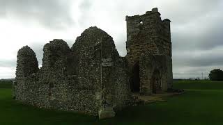 Amazing Norman 12th c Knowlton Church amidst Neolithic earthworks near Cranborne Dorset England [upl. by Michaeline]