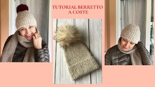 TUTORIAL BERRETTO A COSTE FACILE E VELOCE [upl. by Meer904]