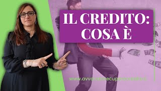 Il Credito Cosa È [upl. by Napas]